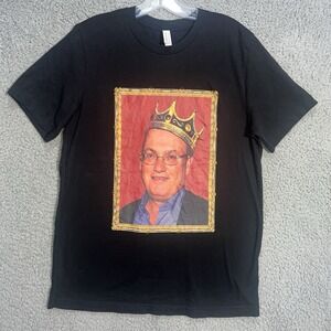 Barstool Sports‎ New York Mets Men's Size Large Black King Steve Cohen Tee